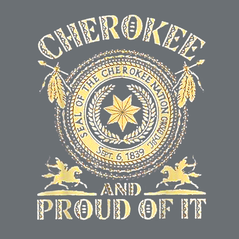Cherokee Native American And Proud Of T Shirt Premium Hoodie by linhVisuals | Teevron