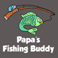 Kids Papa's Fishing Buddy Grandson Or Granddaughter Fish T Shirt Premium Hoodie | Teevron