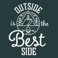 Outside Is The Best Side For Outdoor Campers And Hikers T Shirt Premium Hoodie | Teevron