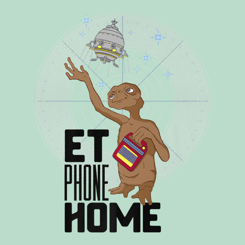 E.t. Phone Home Spaceship Flying Away Premium T Shirt Premium Hoodie by linhVisuals | Teevron