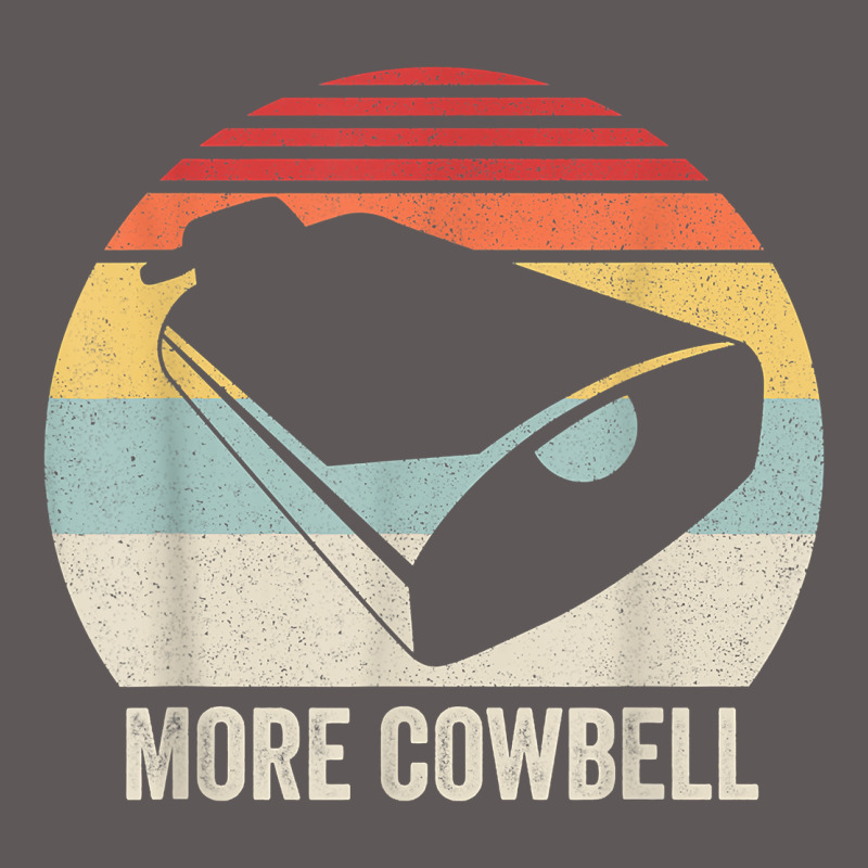 Retro More Cowbell Shirt Funny Drummer Gift Vintage T Shirt Premium Hoodie by linhVisuals | Teevron