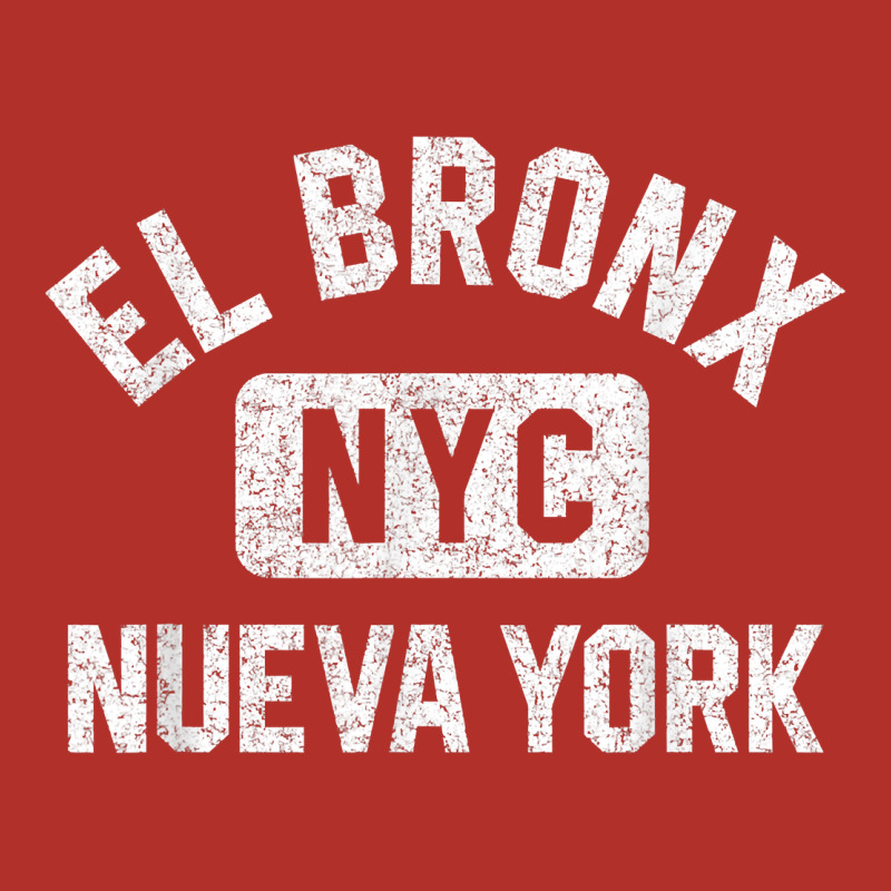 El Bronx Nueva York Nyc Gym Style Distressed White Print T Shirt Premium Hoodie by linhVisuals | Teevron