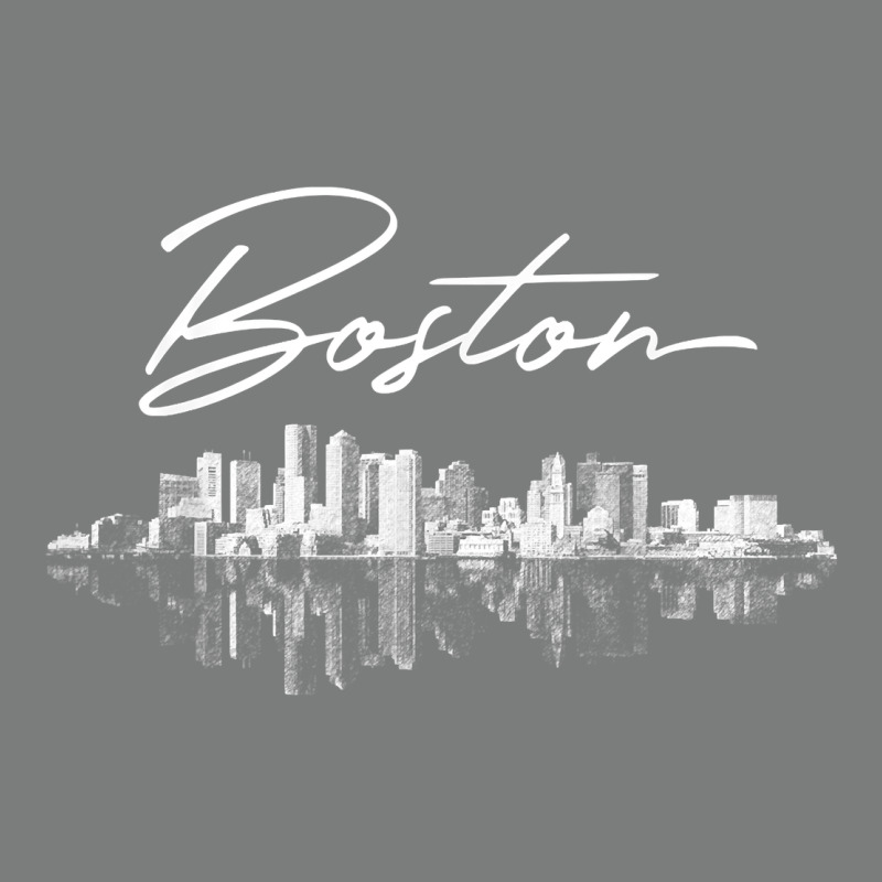 Boston Skyline T Shirt For Women, Men, Girls & Boys Premium Hoodie by linhVisuals | Teevron