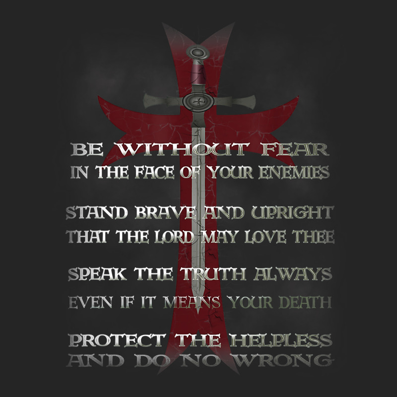 Knights Templar Crusader Cross Ring Order Be Without Fear T Shirt Premium Hoodie by linhVisuals | Teevron