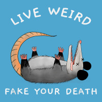 Funny Opossum Possum Tee Live Weird Fake Your Death T Shirt Premium Hoodie | Teevron