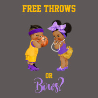 Free Throws Or Bows Basketball Baby Gender Reveal T Shirt Premium Hoodie | Teevron