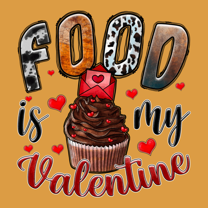 Food İs My Valentine Urban Heavy Tee by SublimationCraftShop | Teevron