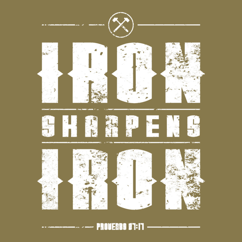 Iron Sharpens Iron Proverbs Christian Bible Verse Religious Pullover H Premium Hoodie by linhVisuals | Teevron