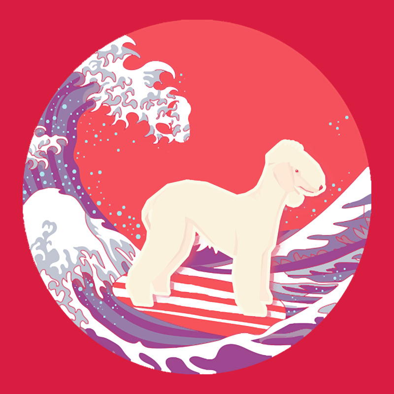 Bedlington Terrier T  Shirt Bedlington Terrier Gifts   Ocean Waves Sur Premium Hoodie by linhVisuals | Teevron