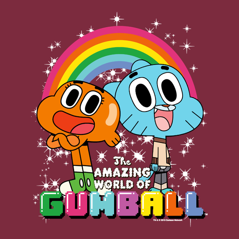 Cn The Amazing World Of Gumball & Darwin Rainbow Portrait Pullover Hoo Premium Hoodie by linhVisuals | Teevron