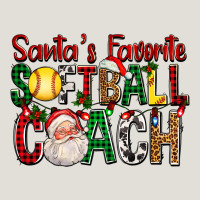 Santa's Favorite Softball Coach For Christmas Heavy Core Tee | Teevron