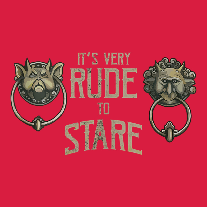 It's Very Rude To Stare Labyrinth Door Knocker Tank Top Premium Hoodie by linhVisuals | Teevron