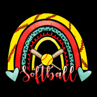 Softball Rainbow Zipper Hoodie | Teevron