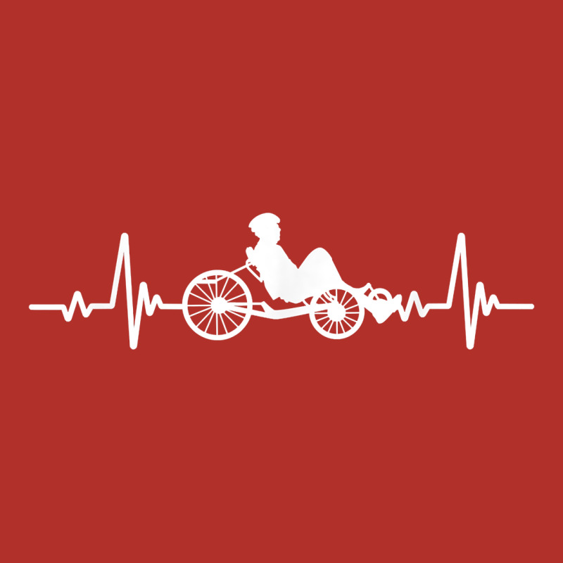 Great Recumbent Bike Heartbeat Design Cycling T Shirt Premium Hoodie by linhVisuals | Teevron