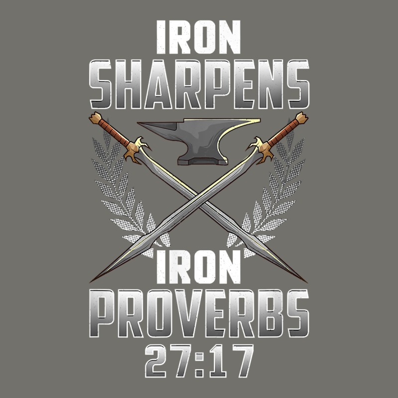 Iron Sharpens Iron Quote Proverbs 2717 Christian Cool Gift T Shirt Premium Hoodie by linhVisuals | Teevron