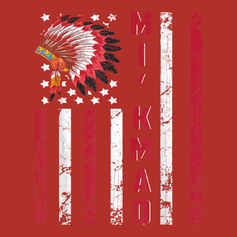 Mi’kmaq Tribe Native American Flag Mi’kmaq Heritage Related T Shir Premium Hoodie by linhVisuals | Teevron