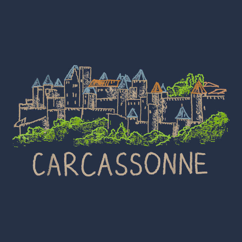 Carcassonne France Unique Hand Drawn Art Gift Men Women T Shirt Premium Hoodie by linhVisuals | Teevron