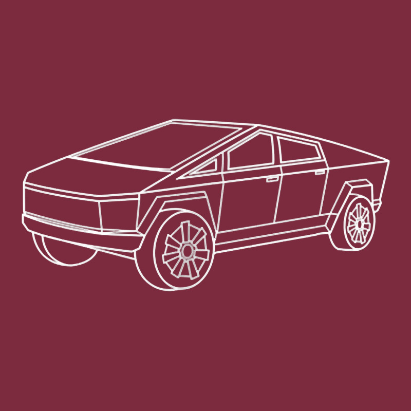 Cybertrucks Line Art Pocket Futuristic Ev Truck Cyber Design T Shirt Premium Hoodie by linhVisuals | Teevron