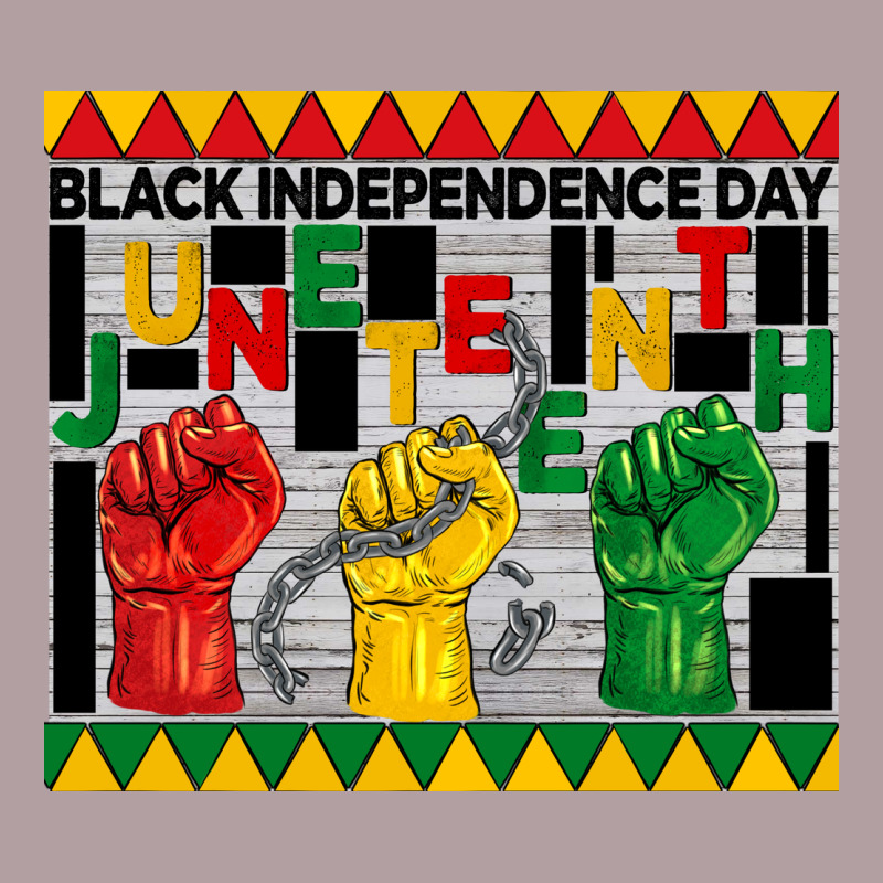 Black Independence Day Juneteenth Tumbler Vintage Hoodie by BarkalooDesign | Teevron