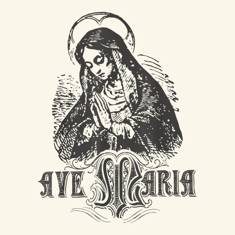 Ave Maria Schubert Latin Mass Blessed Mother Hail Mary Lady T Shirt Premium Hoodie by linhVisuals | Teevron