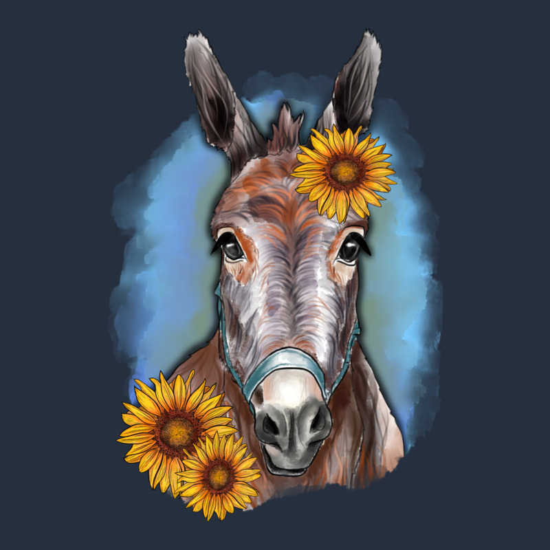 Sunflower Donkey Zipper Hoodie by RanaPortraitStore | Teevron