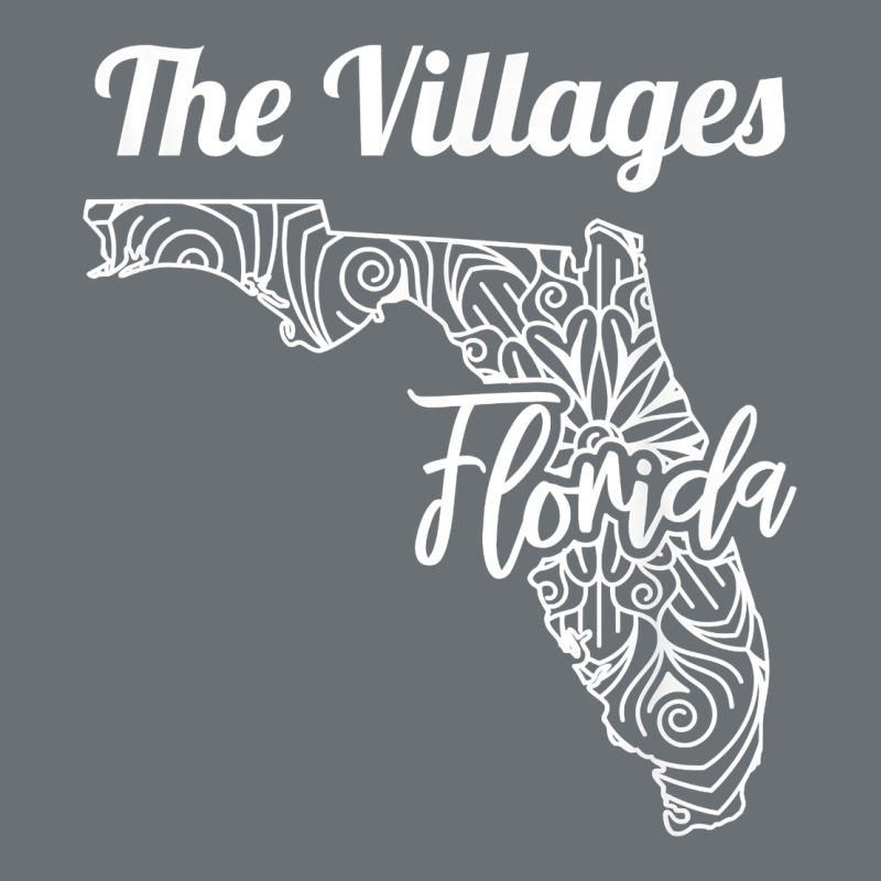 The Villages Fl   Florida City Mandala T Shirt Premium Hoodie by linhVisuals | Teevron