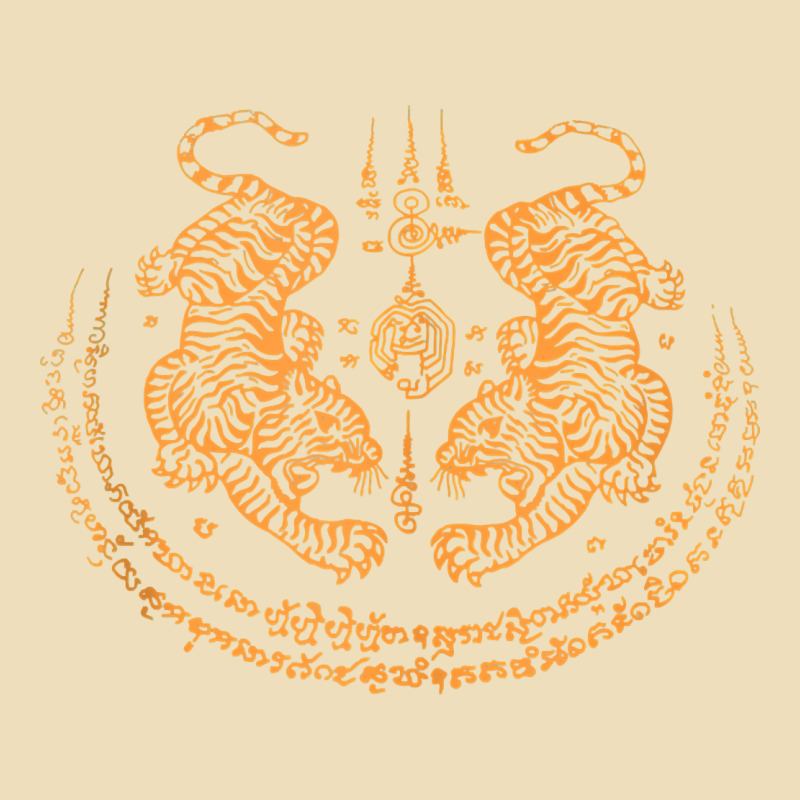 Twin Tiger Sak Yant Tattoo Muay Thai Thailand Martial Art Tank Top Premium Hoodie by linhVisuals | Teevron