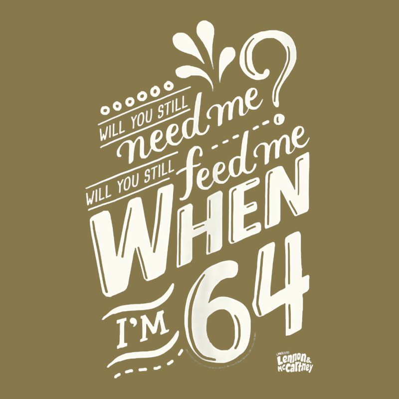 Lyrics By Lennon And Mccartney   When I'm 64 Tank Top Premium Hoodie by linhVisuals | Teevron