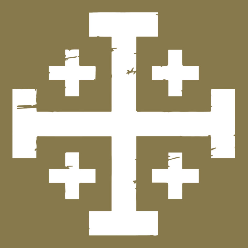 Crusader Cross Of Jerusalem Premium Hoodie by linhVisuals | Teevron