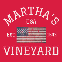 Martha's Vineyard Massachusetts American Flag Usa Vintage Pullover Hoo Premium Hoodie | Teevron