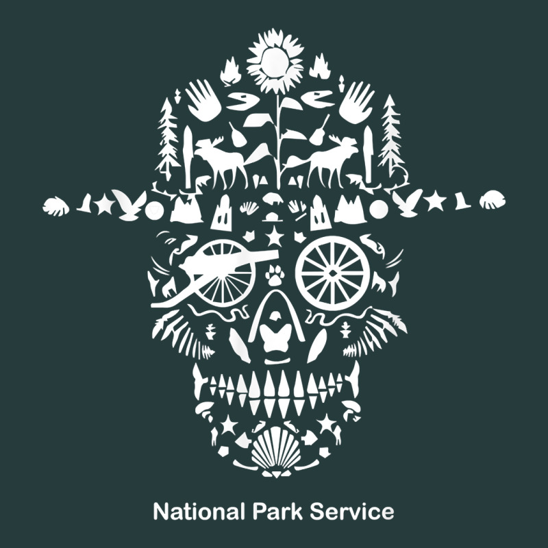 National Park Service, Skull Animals Hiking Camping Eliments T Shirt Premium Hoodie by linhVisuals | Teevron