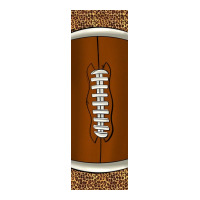 american football with leopard pen wraps | Teevron
