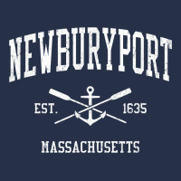 Newburyport Ma Vintage Crossed Oars & Boat Anchor Sports T Shirt Premium Hoodie | Teevron