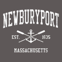 Newburyport Ma Vintage Crossed Oars & Boat Anchor Sports T Shirt Premium Hoodie | Teevron