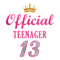 official 13 teenager cute 13th birthday ideas for girls t shirt | Teevron