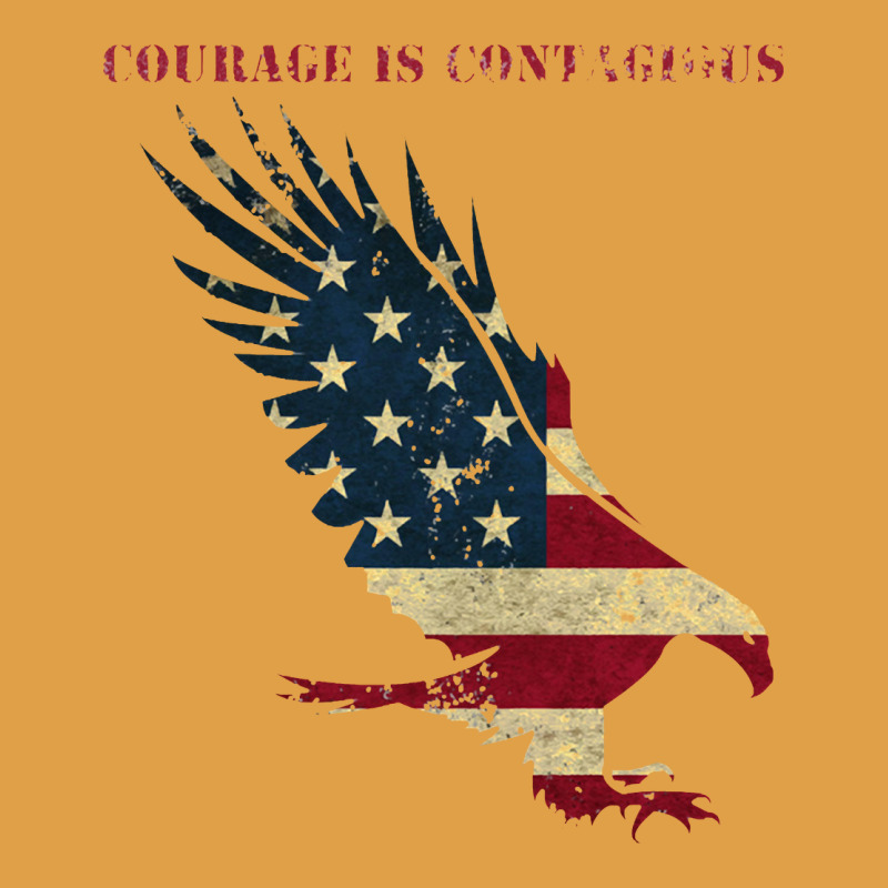 Courage Is Contagious And Eagle Premium Hoodie by linhVisuals | Teevron