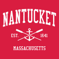 Nantucket Ma Vintage Crossed Oars & Boat Anchor Sports Pullover Hoodie Premium Hoodie | Teevron