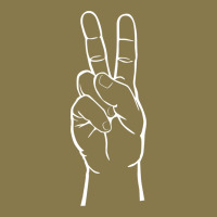 Peace Sign Two Fingers Hand Gesture Symbol Illustration T Shirt Premium Hoodie | Teevron