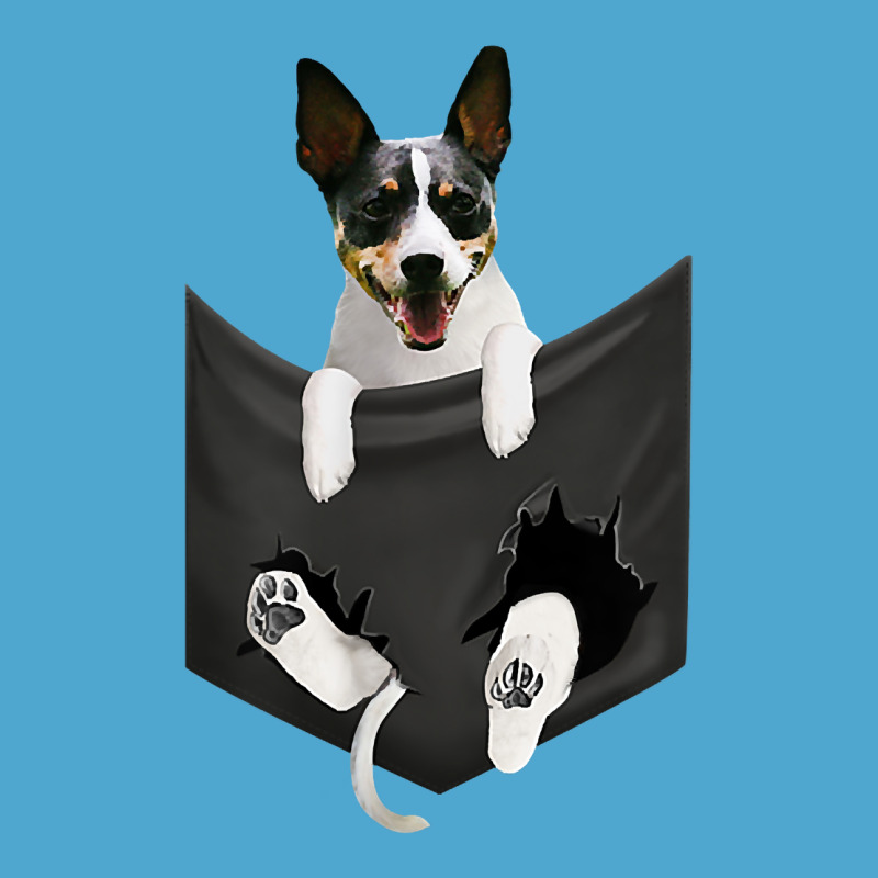 Rat Terrier Dog In Pocket, Rattie Puppy, Ratting Terrier T Shirt Premium Hoodie by linhVisuals | Teevron