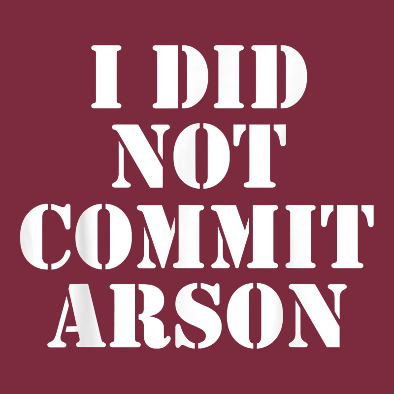 I Did Not Commit Arson For Arson Investigator T Shirt Premium Hoodie by linhVisuals | Teevron
