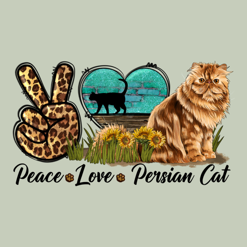 Peace Love Persian Cat Ladies Tee by LillyAllenDesigns | Teevron