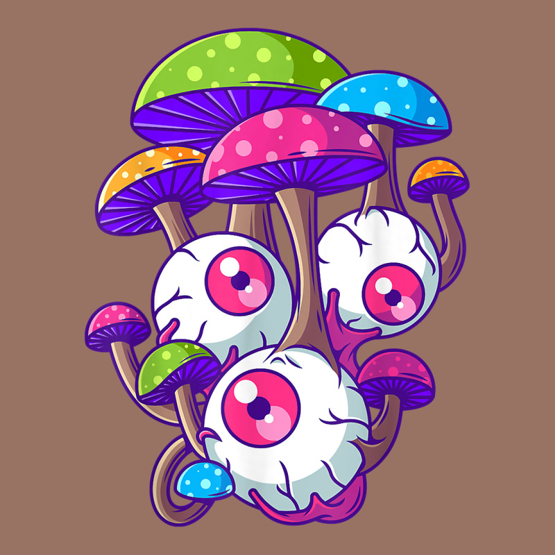 Psychedelic Mushroom Hippie Magic Fungus Shrooms Trance Rave T Shirt Premium Hoodie by linhVisuals | Teevron