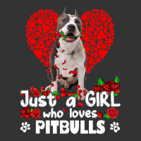 pitbull lover dog roses funny just a girl who loves pitbull 213 pitbul | Teevron