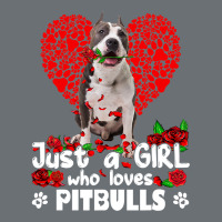 Pitbull Lover Dog Roses Funny Just A Girl Who Loves Pitbull 213 Pitbul Premium Hoodie | Teevron