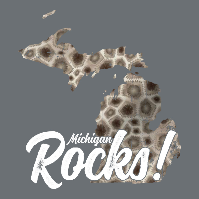 Great Lakes Shaped Men Women Petoskey Stone Michigan Rocks Pullover Ho Premium Hoodie by linhVisuals | Teevron