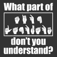 funny sign language gift men women hand symbol interpreter t shirt | Teevron