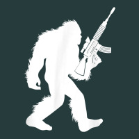 Bigfoot With Rifle Sasquatch 2nd Amendment Gun T Shirt Premium Hoodie | Teevron