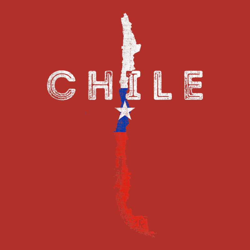 Chilean Map And Flag   Distressed Chile Souvenir T Shirt Premium Hoodie by linhVisuals | Teevron