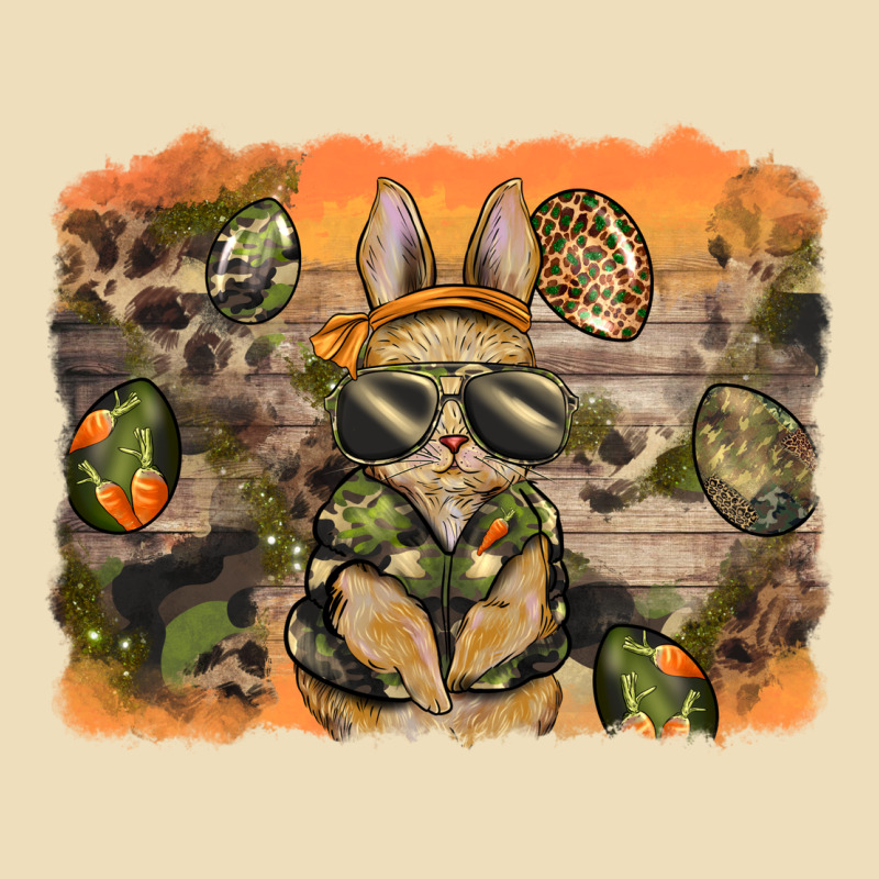 Camouflage Bunny Background Premium Hoodie by BarkalooDesign | Teevron