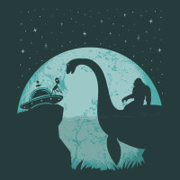 Bigfoot Riding Loch Ness Monster Sasquatch Ufo Abduction Pullover Hood Premium Hoodie | Teevron